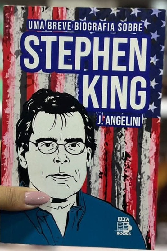 Capa do livro Uma breve biografia sobre Stephen King, de J. Angelini