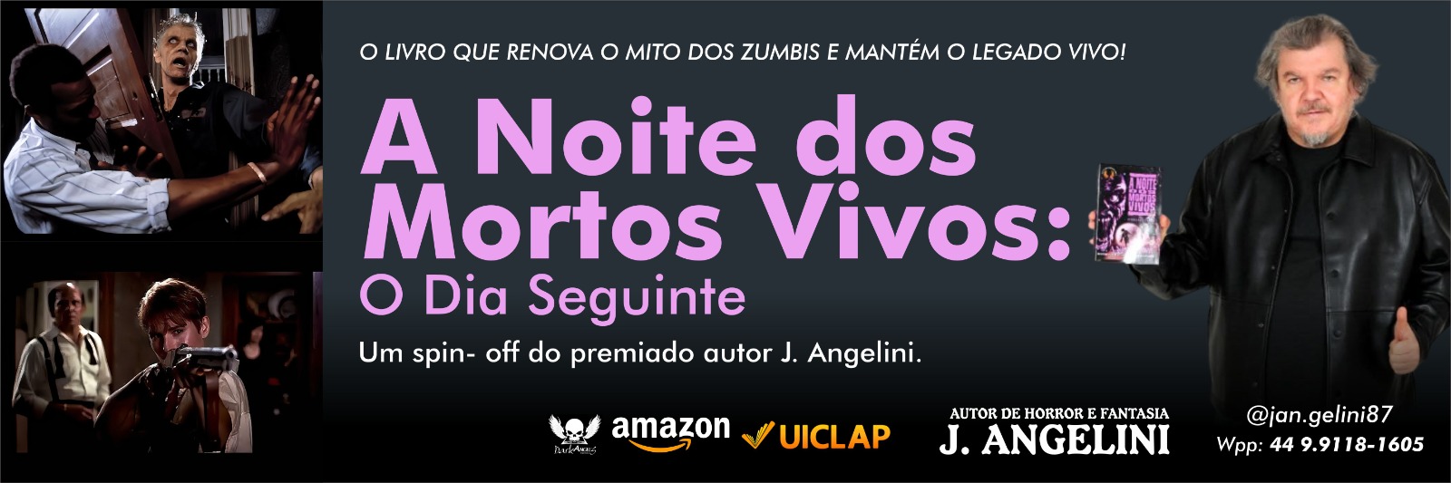 Banner de divulgação de A Noite dos Mortos Vivos: O Dia Seguinte