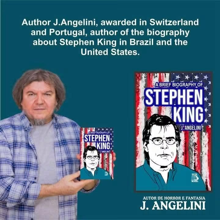 J. Angelini com A Brief Biography of Stephen King, a edição em inglês
