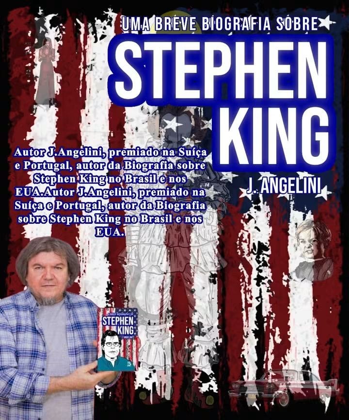 Arte de divulgação de Uma breve biografia sobre Stephen King