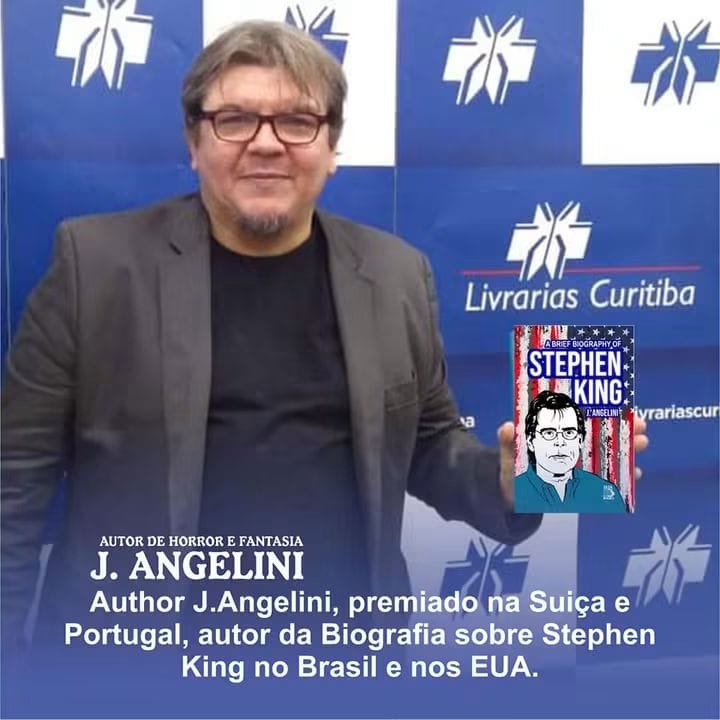 J. Angelini com a biografia nas Livrarias Curitiba